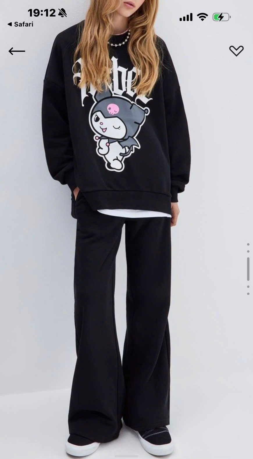 QBG17 - Quần nỉ GGJJ ống suông 2 màu ghi/đen cho bé gái size 6-14y