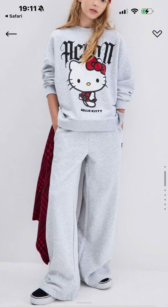 QBG17 - Quần nỉ GGJJ ống suông 2 màu ghi/đen cho bé gái size 6-14y