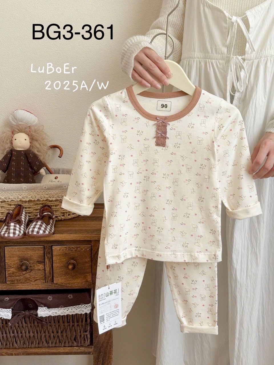 BM3 - Bộ thun Luboer nhiều hình cho Bé Gái size 90 - 160