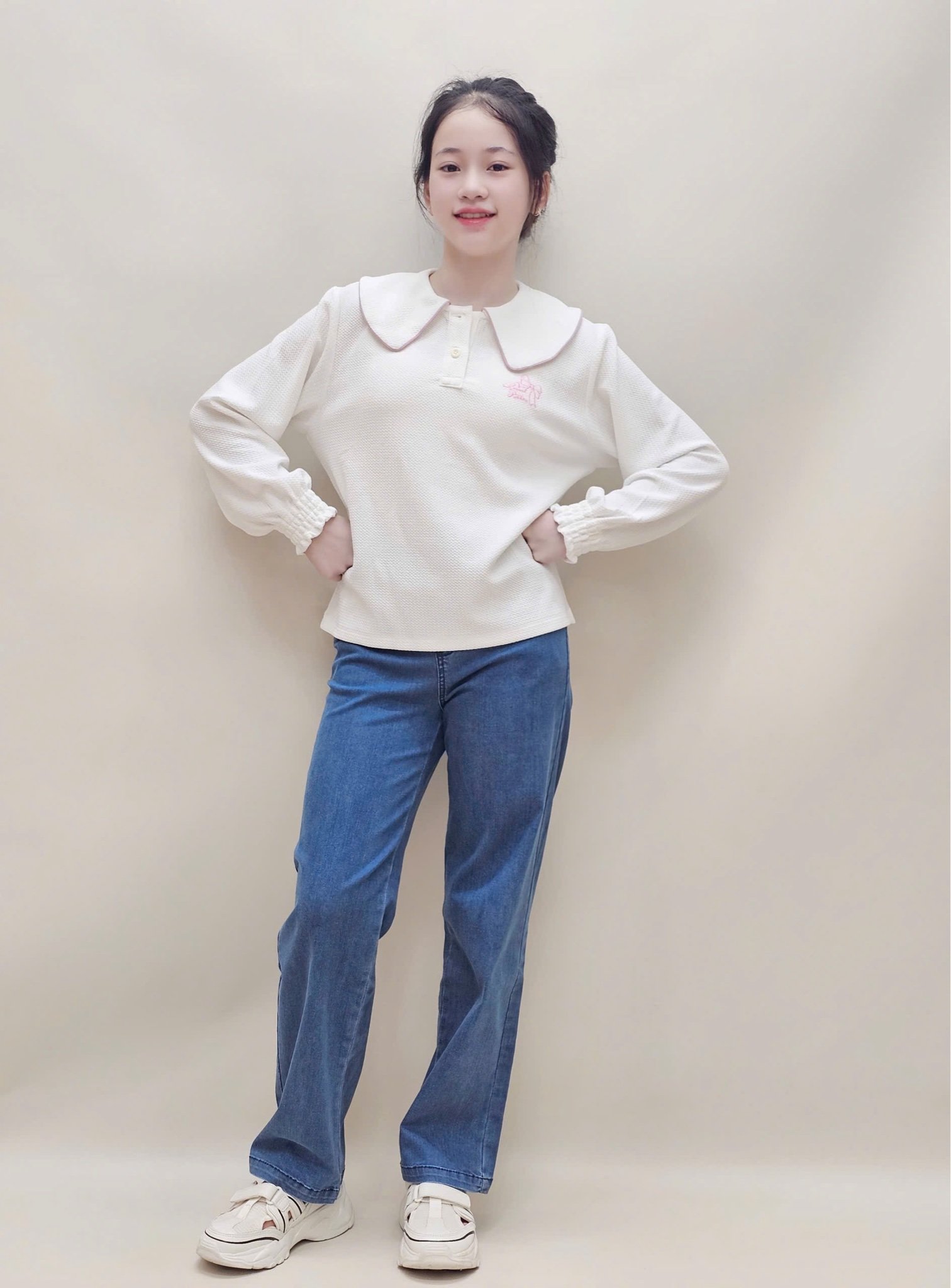 BM2510PT07 - Quần jean Beemon cho bé size 120-160