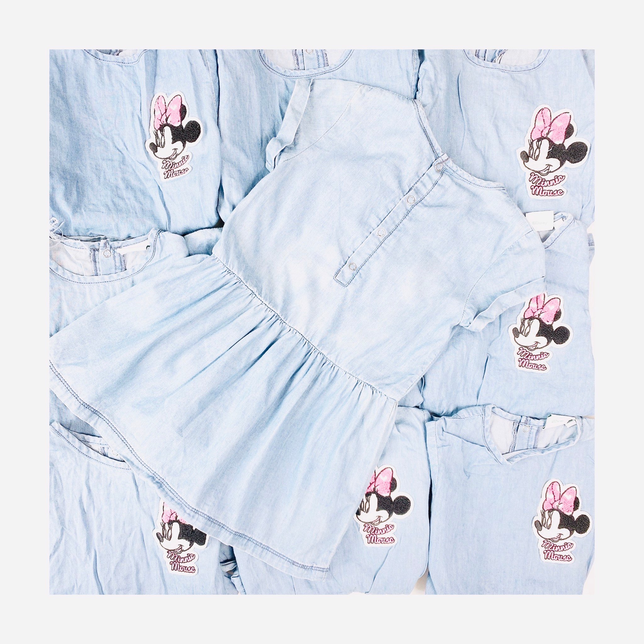 V00061 - Váy denim xanh jean 2 màu BG