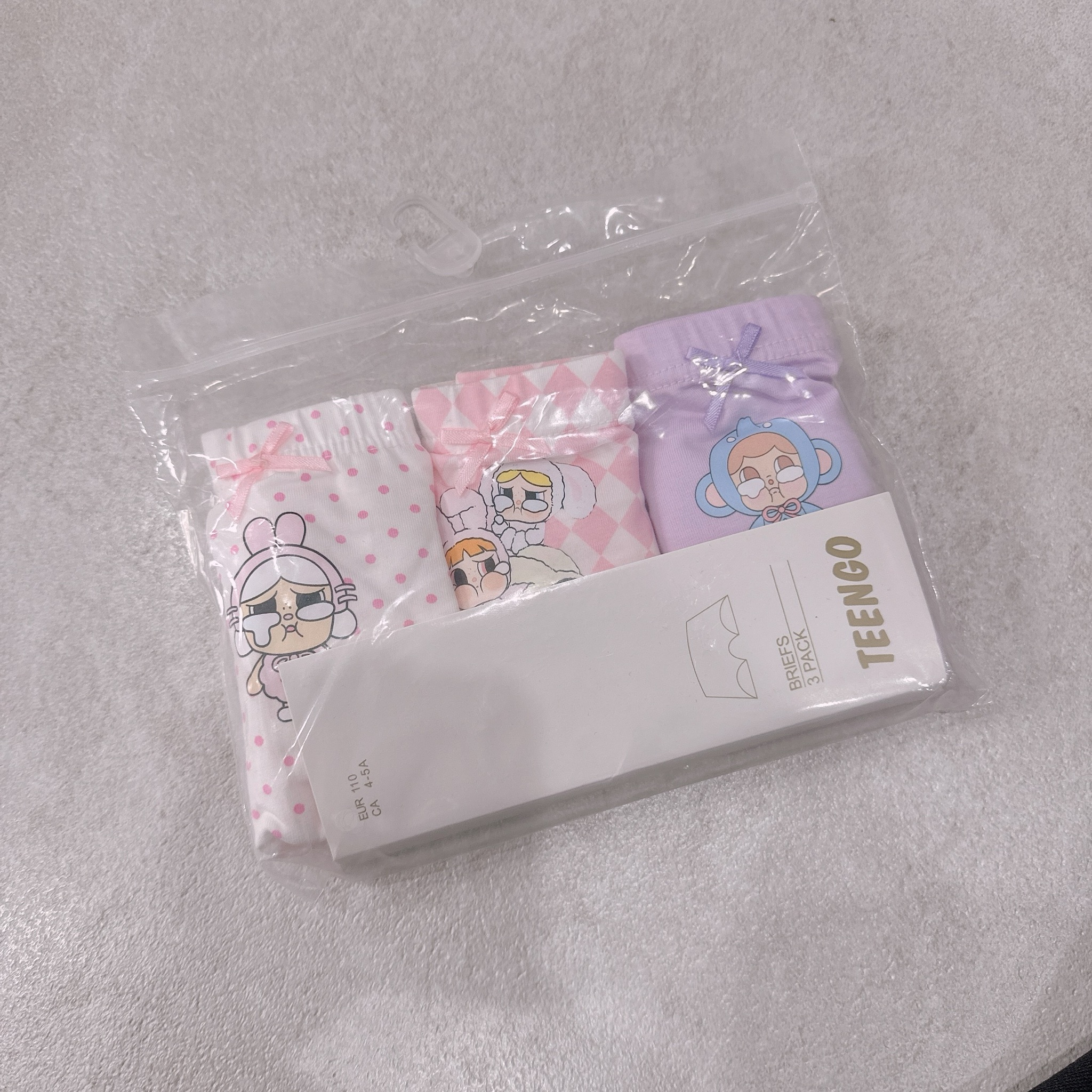 BM2 - Set 3 chip đùi Teengo nhiều hình cho Bé Gái size 3 - 14y