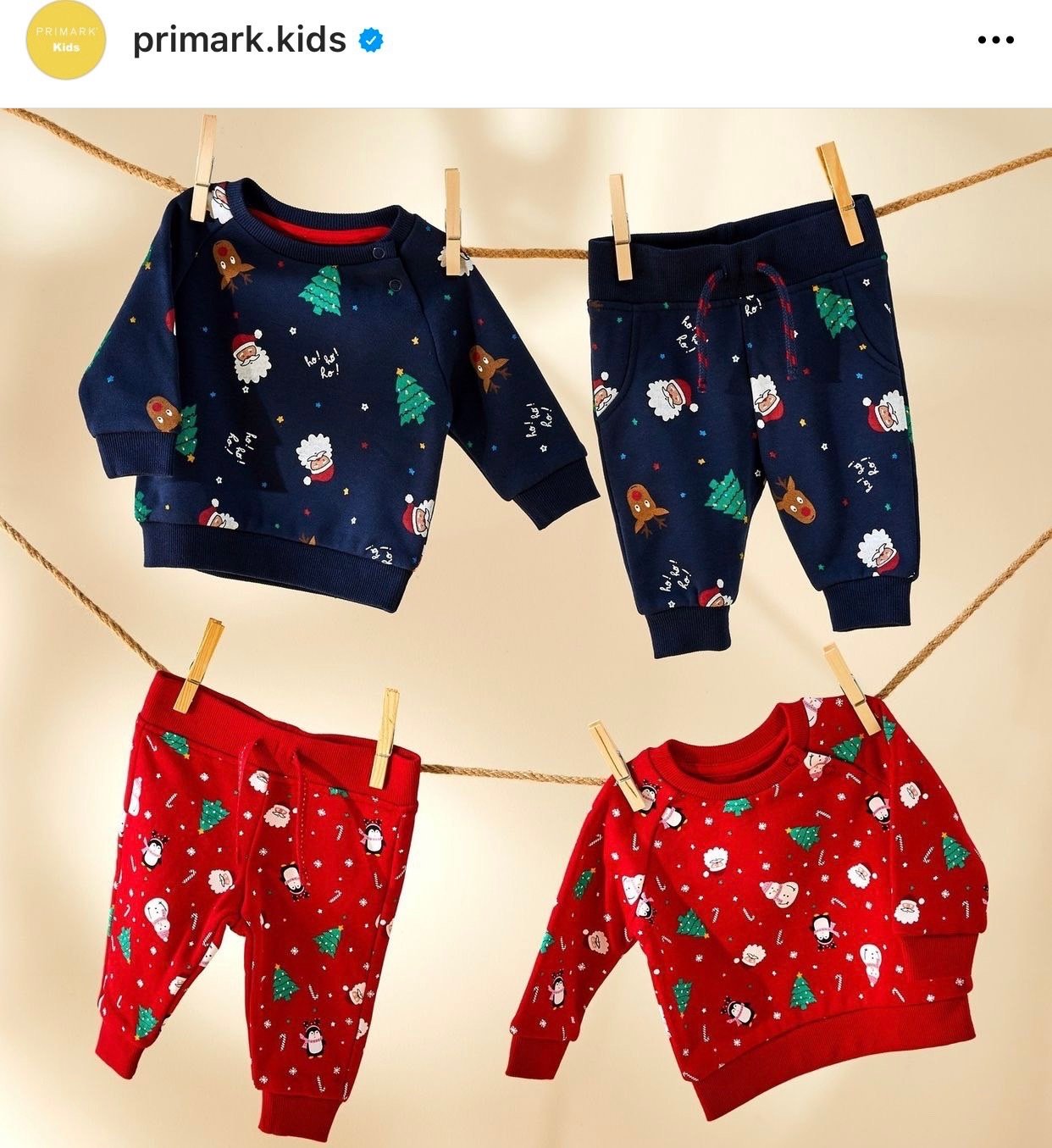 Bộ nỉ lót bông mỏng Primark cho BT - Bảng màu 1