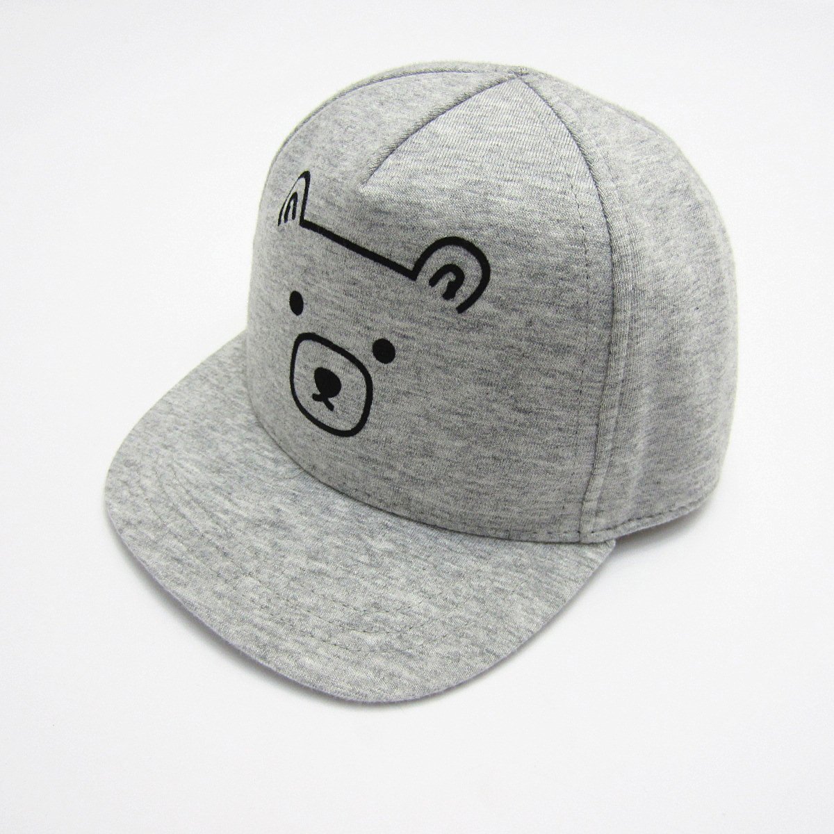 Mũ lưỡi trai Miller màu ghi mặt gấu