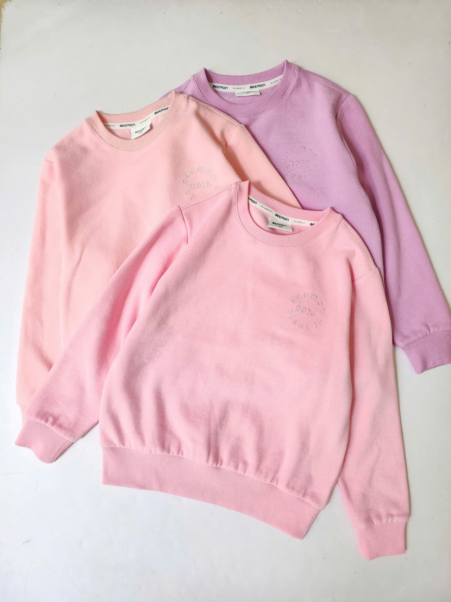 BM2511ST01 - Bộ nỉ bông Beemon 3 màu cho bé gái size 120-160