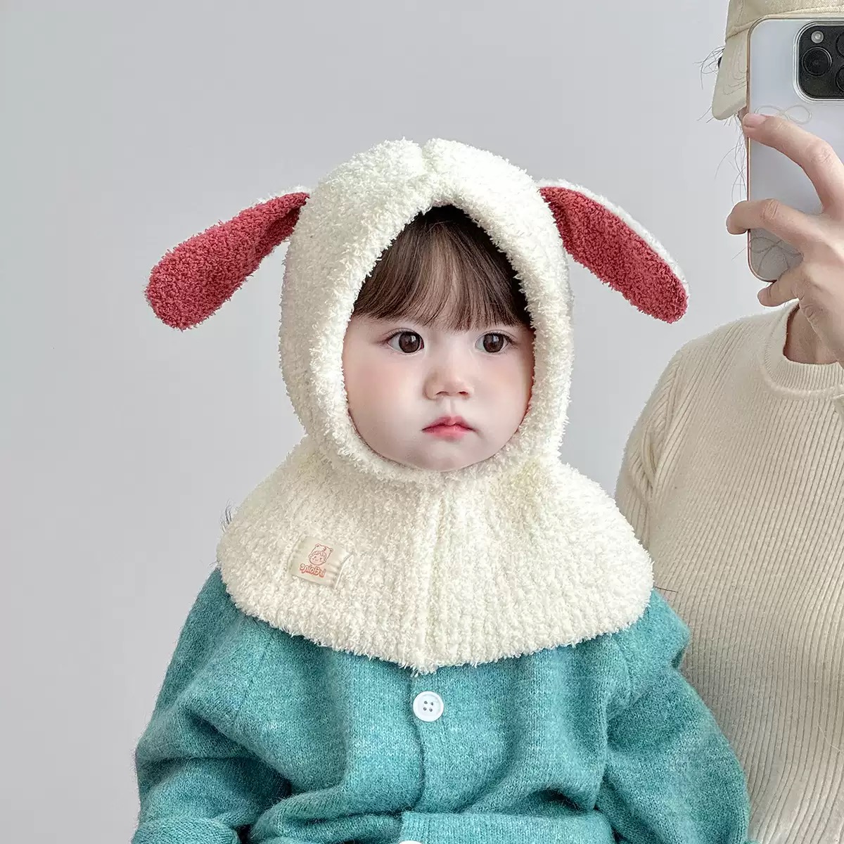 Mũ liền khăn chùm đầu nhiều mẫu cho bé size 1-4y (VĐ 46-50cm)