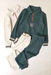 BM2510ST01 - Bộ nỉ Beemon cổ đức 2 màu cho bé size 120-160