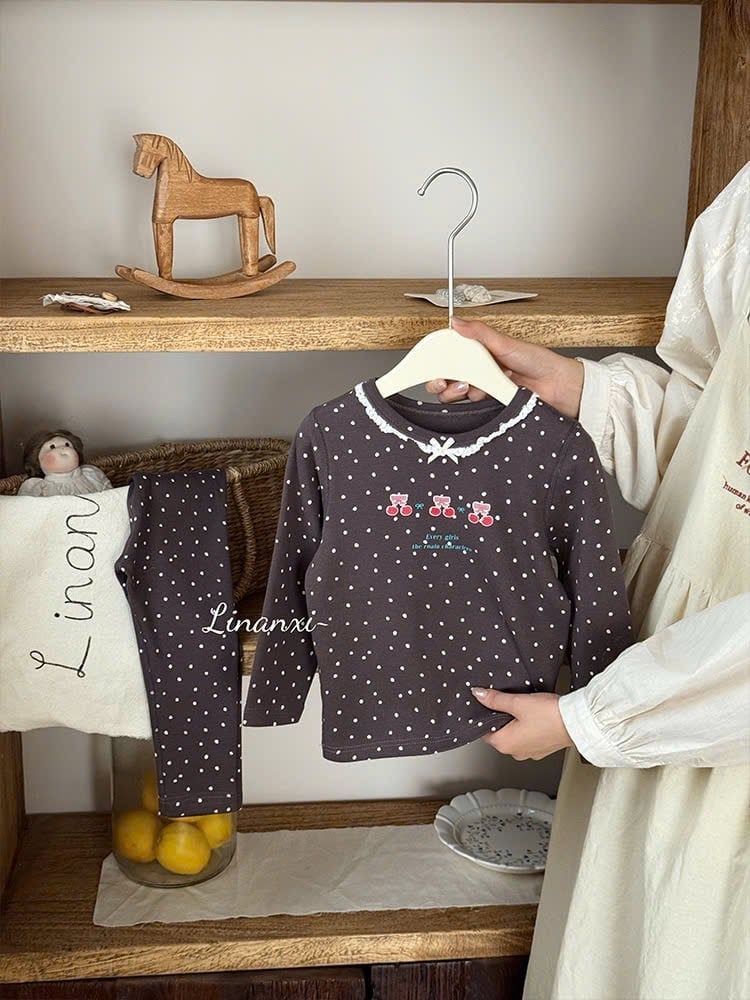 88060 - Bộ cotton Linanxi QC nhiều màu cho bé gái size 90-140