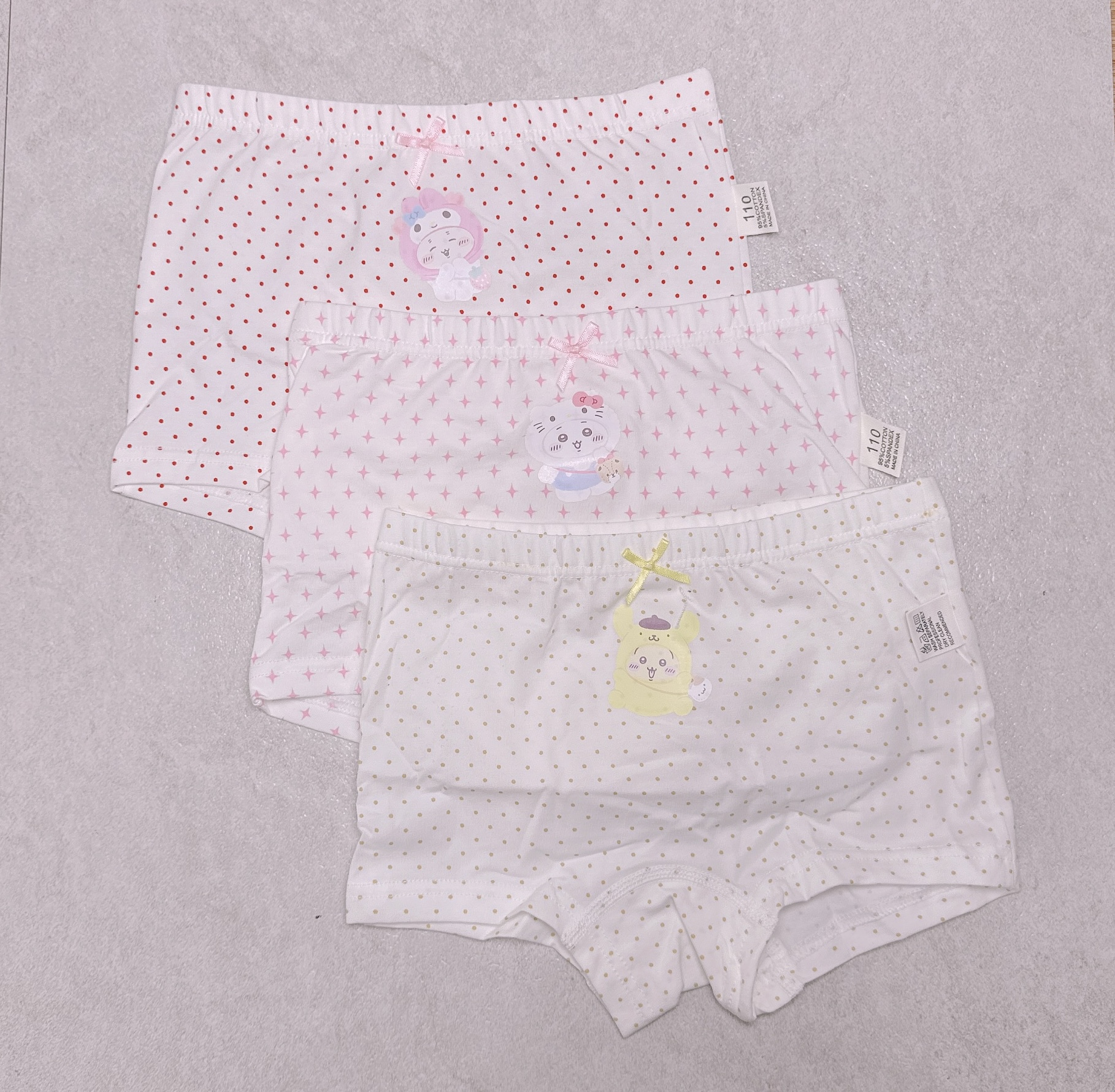 BM2 - Set 3 chip đùi Teengo nhiều hình cho Bé Gái size 3 - 14y