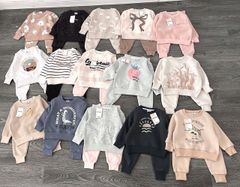 BBG21 - Bộ nỉ bông Minene nhiều màu cho bé size 2-6y