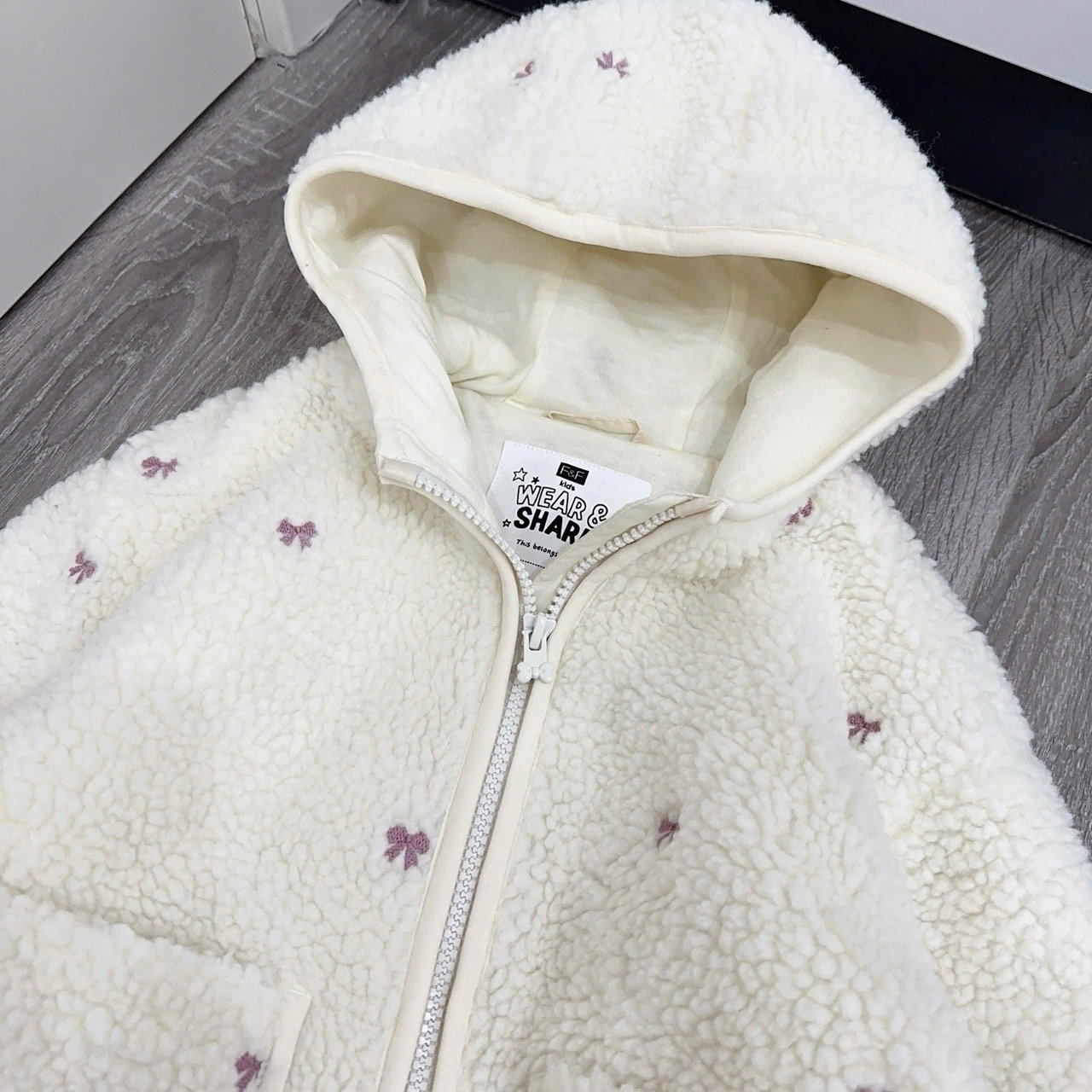 AK50 - Áo khoác lông cùn Name It, FF cho bé size 2-7y