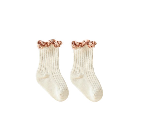 Tất cao tới bắp chân Nemo baby 6 màu cổ bèo kẻ