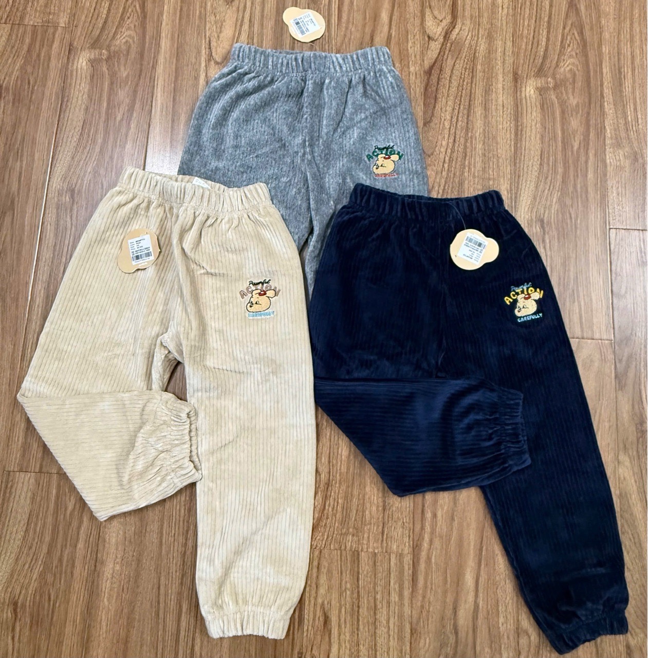 Quần nhung Milkmile xuất Hàn nhiều màu cho bé size 90-120