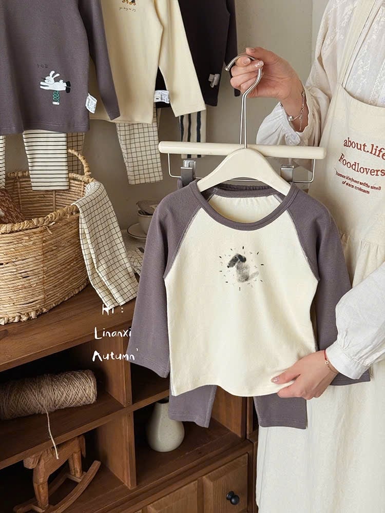 88068 - Bộ cotton Linanxi QC nhiều màu cho bé trai size 90-140