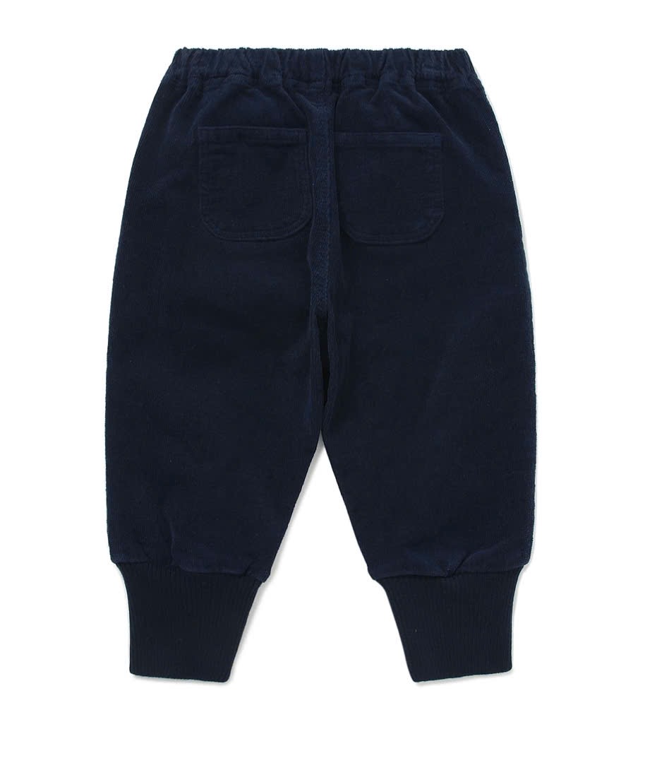 Quần jogger nhung BD xuất Hàn 2 màu navy/nâu bé trai size 90-120