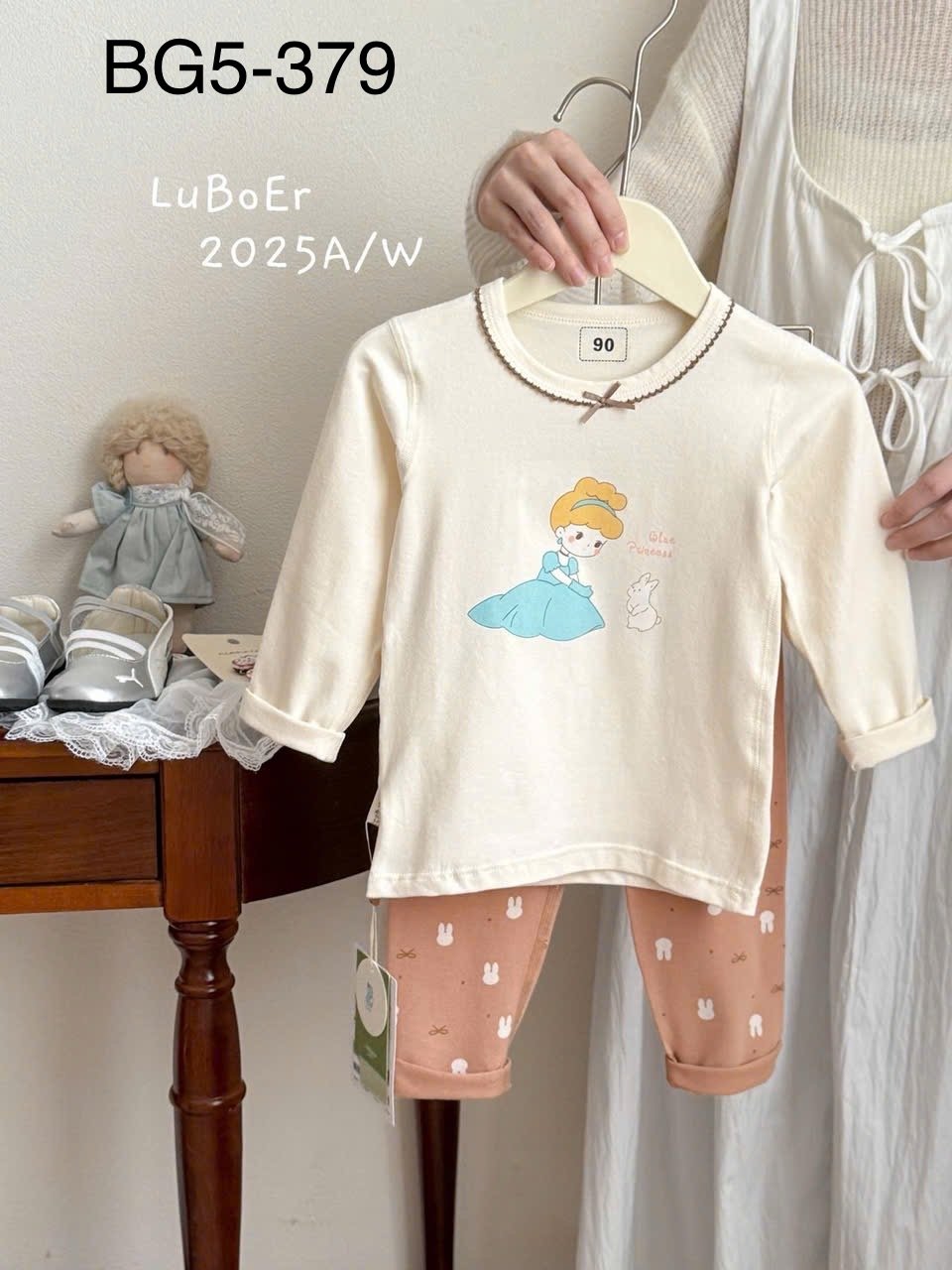 BM5 - Bộ thun Luboer nhiều hình cho Bé Gái size 90 - 160