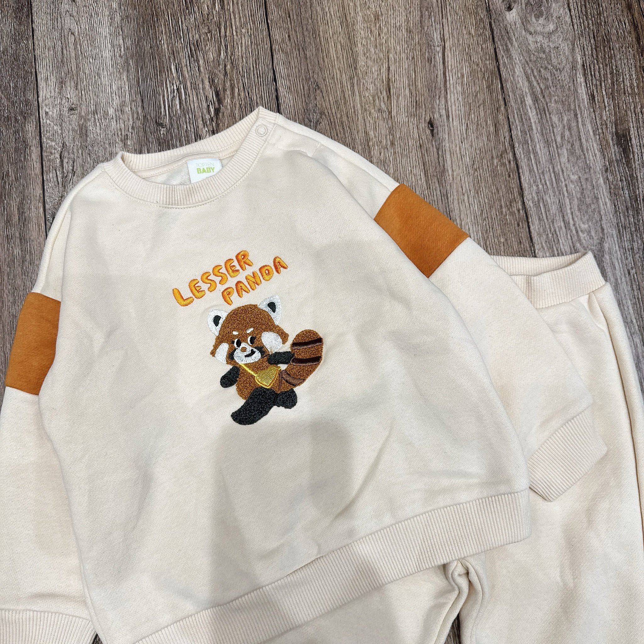 Bộ nỉ bông Topten Baby xuất Hàn họa tiết động vật nhiều màu cho bé size 80-110