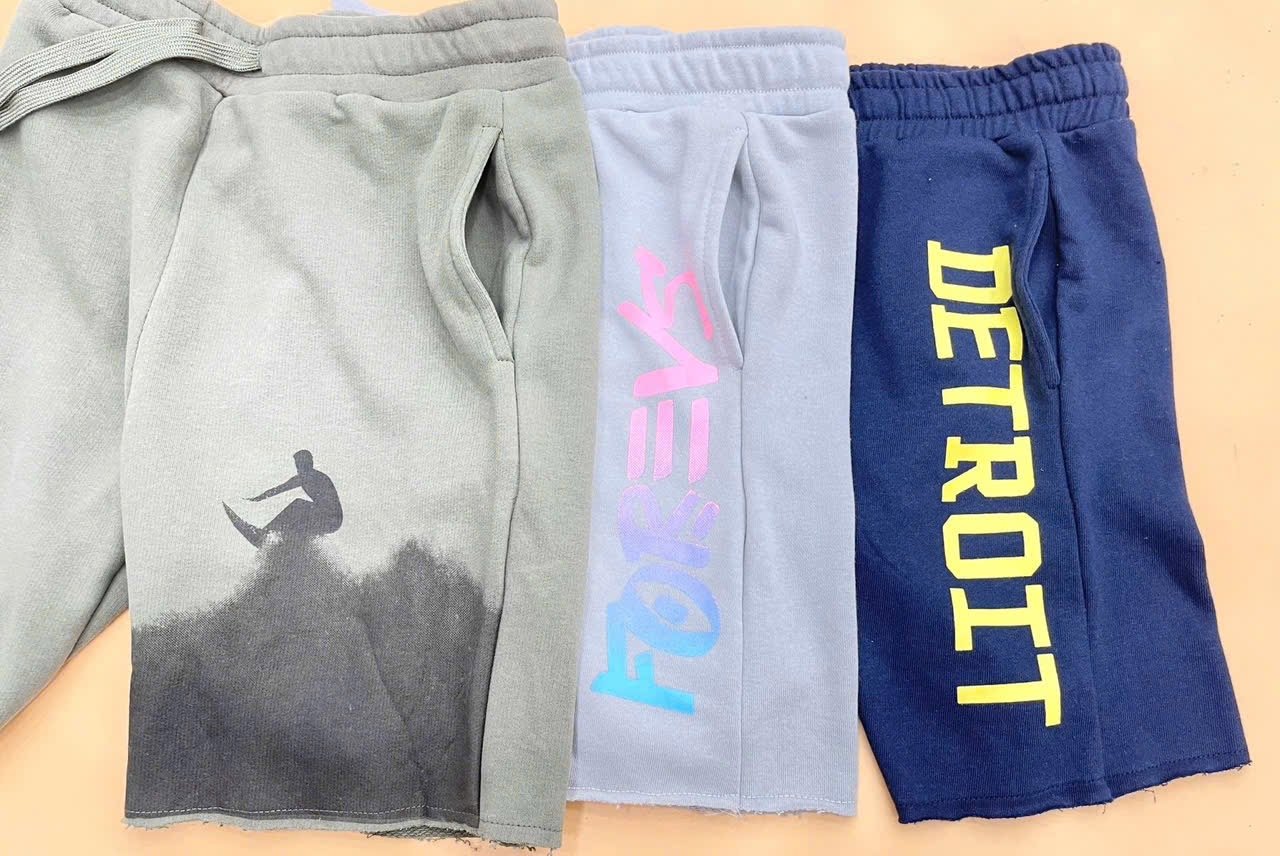 Quần short da cá HM dòng Đại nhiều màu Bé Trai size 8 - 14y+