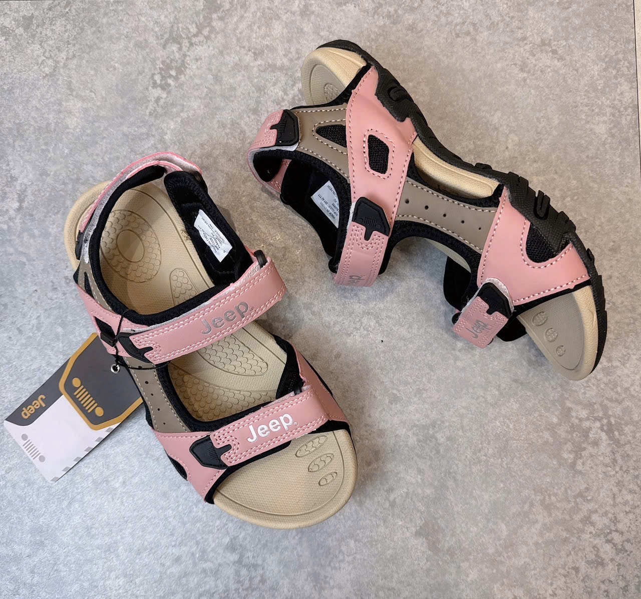 Sandal Jeep quai hồng cho bé size 39