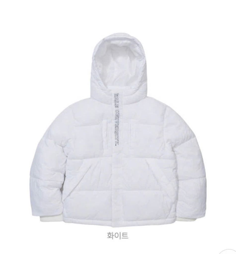 AK04 - Áo khoác phao siêu nhẹ màu trắng cho bé size 120/150