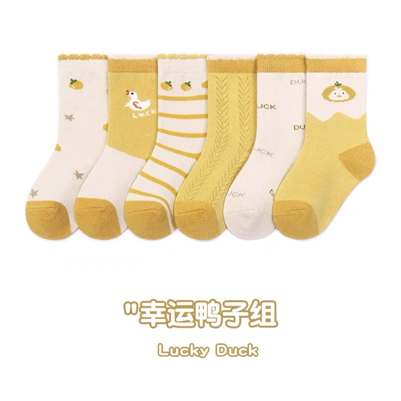 Set 6 tất Nice nhiều màu BTBG size S - XL ( 2 - 12y )