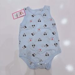 Body chip Agabang màu xanh mickey thông hơi cho bé size 70-90