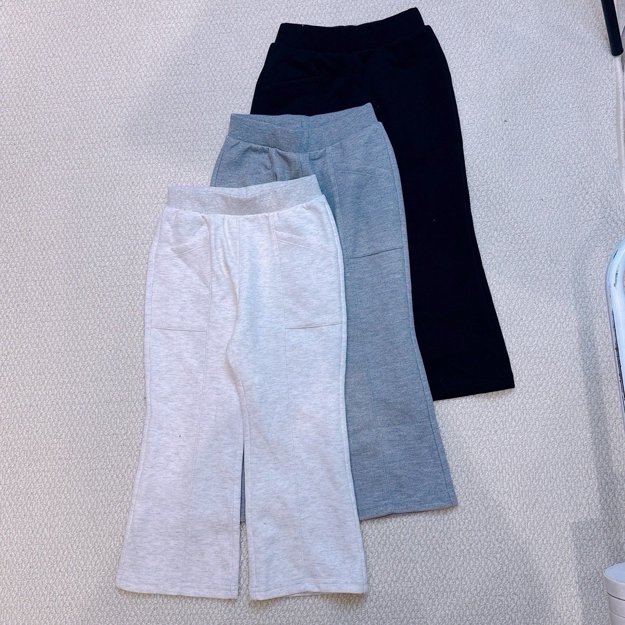 Quần Topten xuất Hàn ống vẩy trơn nhiều màu cho bé size 110-160