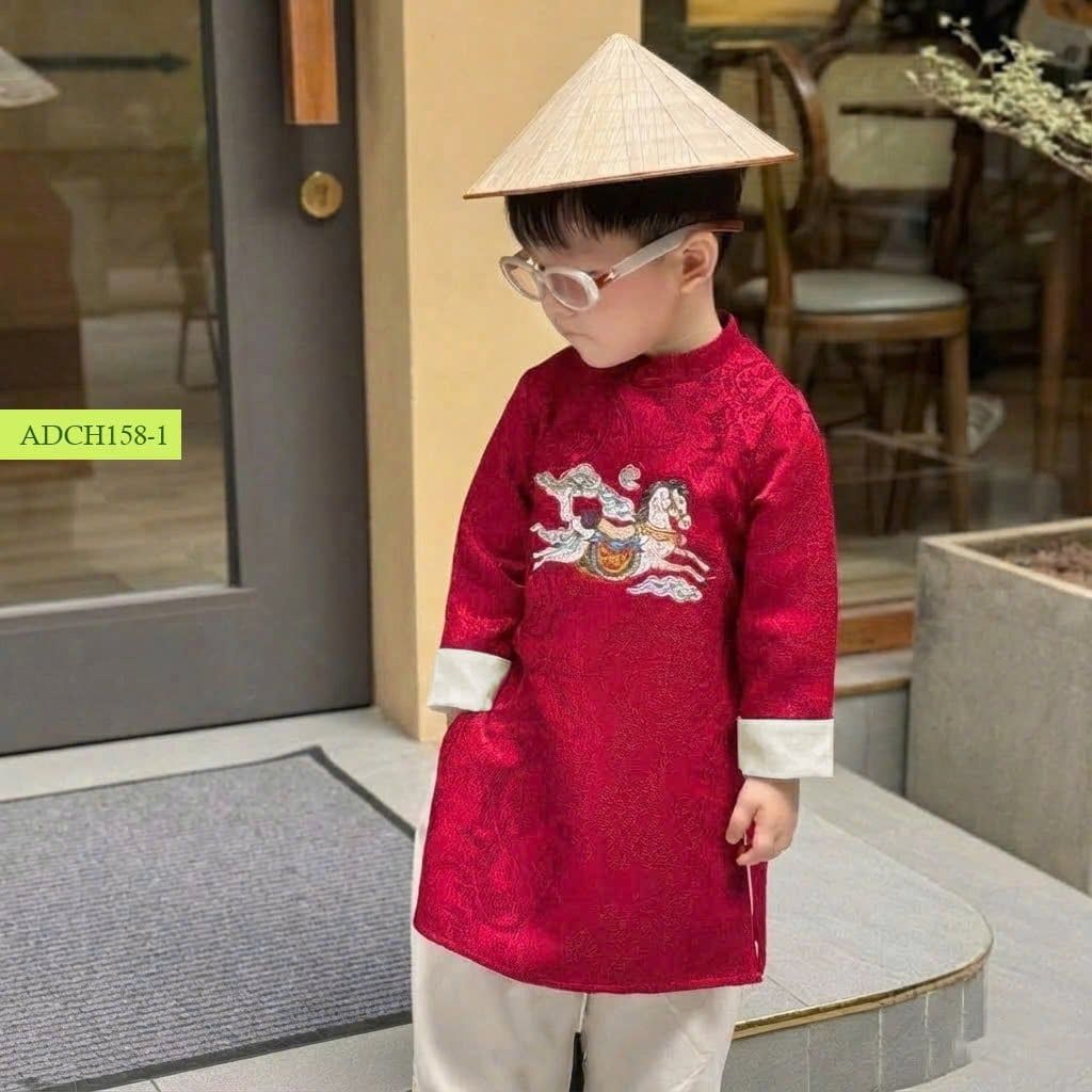AD02 - Set áo dài trẻ em của Oli River bé trai size 3-12y