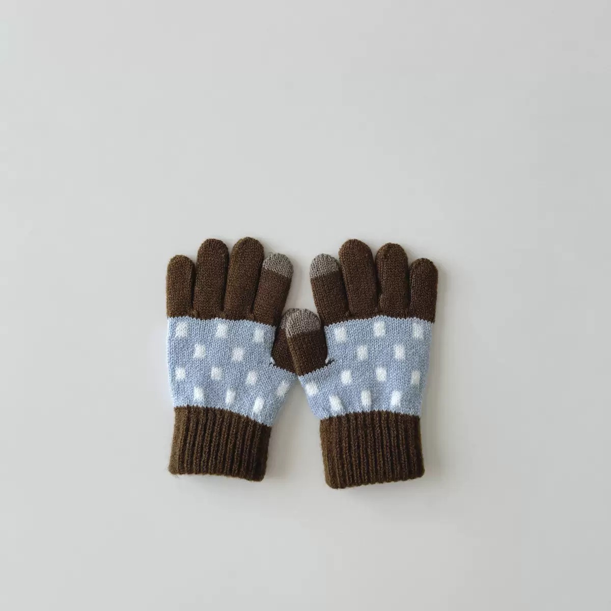 Găng tay len họa tiết nhiều màu cho bé size 3-8y