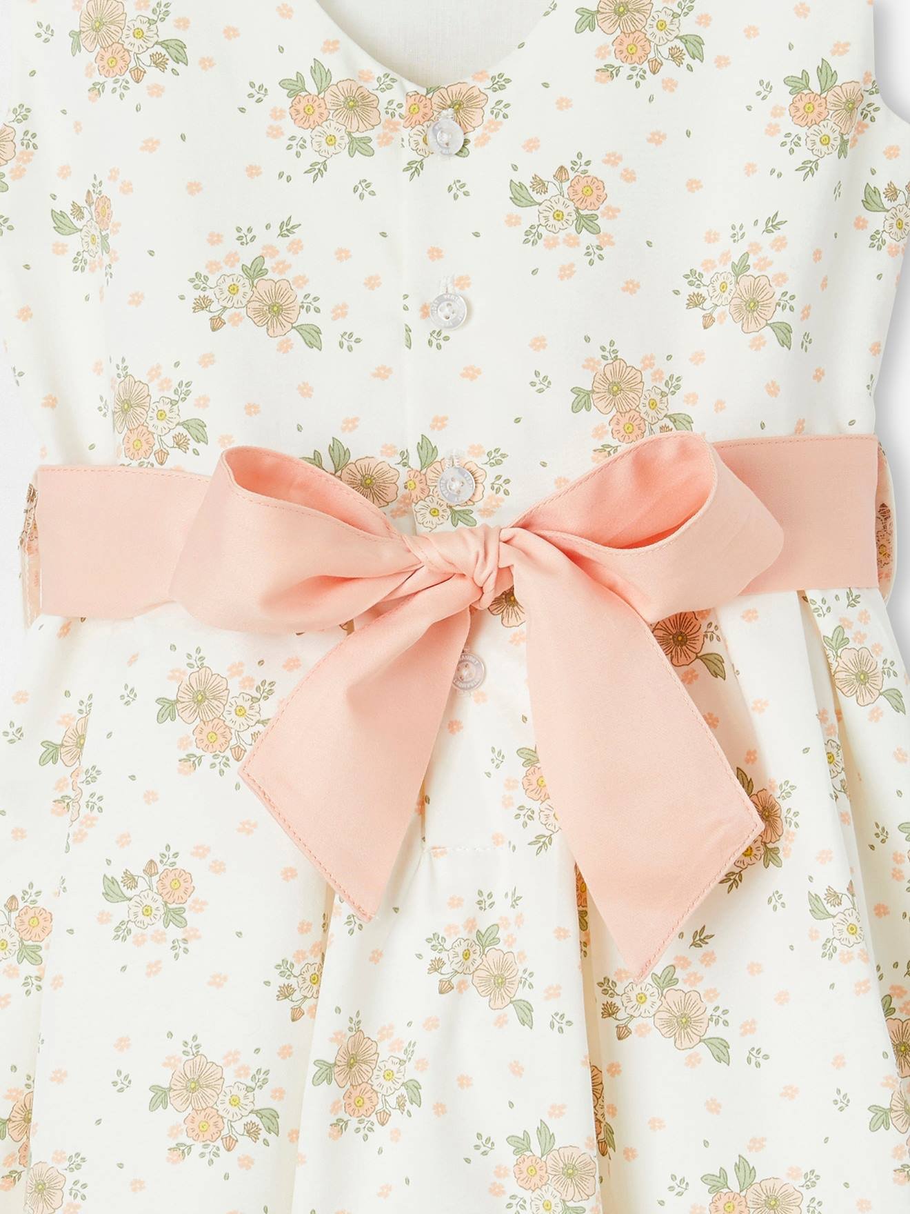 V00028 - Váy thô hoa nhí 2 màu hoa nhí BG size 2-14y