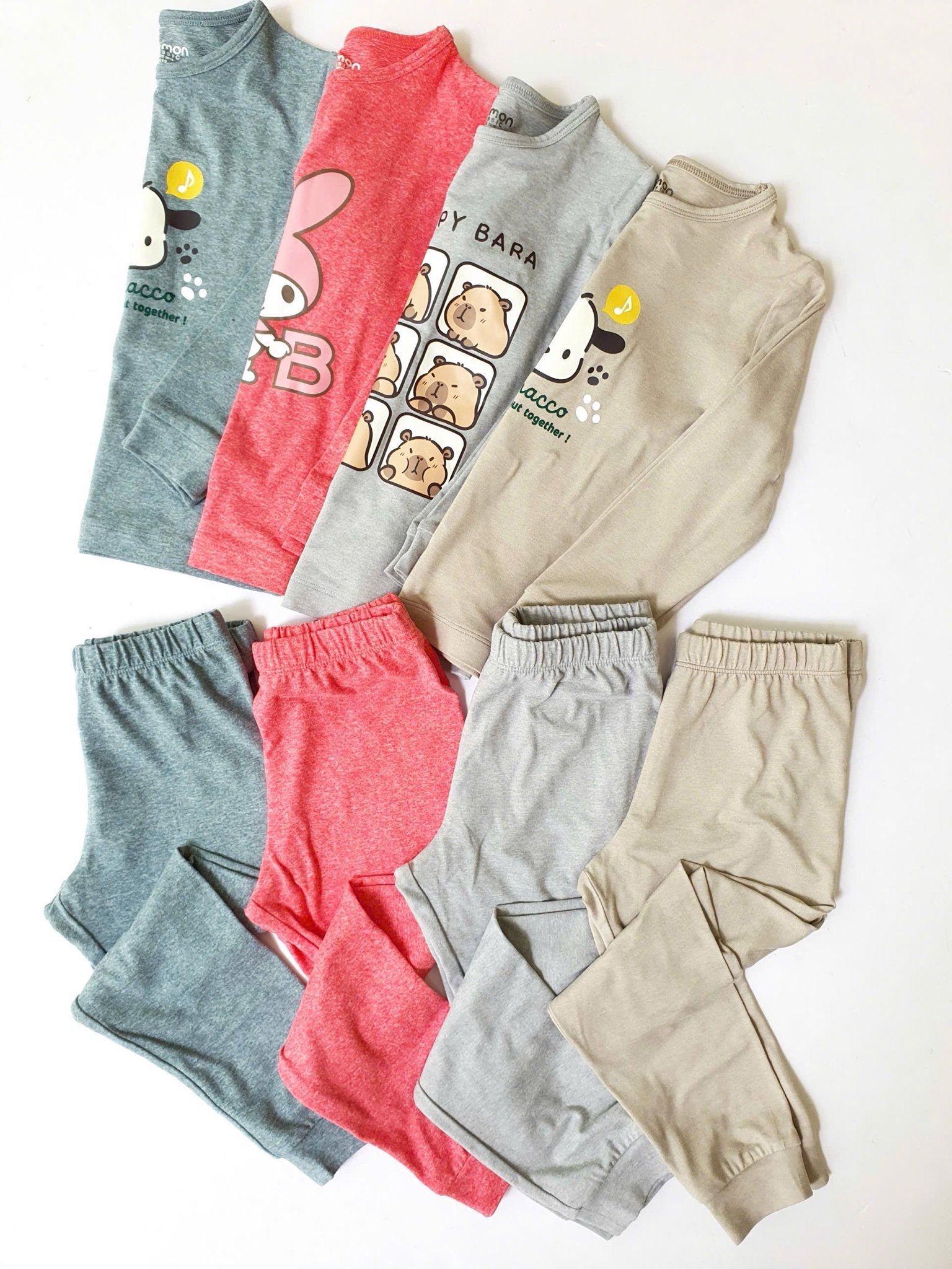 Bộ giữ nhiệt BeeMon 4 hình cho bé size 110 - 150