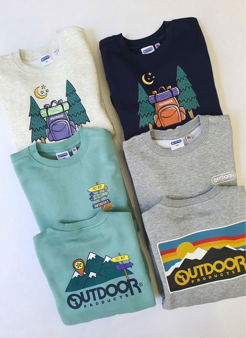 ABT29 - Áo nỉ bông OD nhiều hình cho Bé size 130 - 165