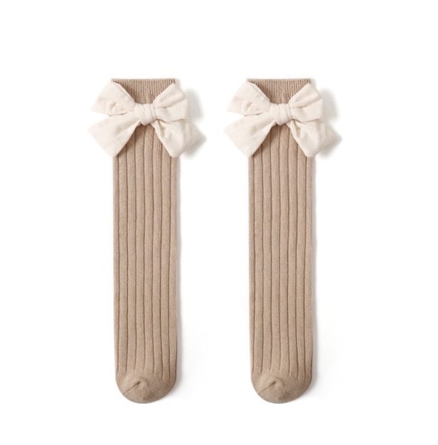 Tất cao cổ đính nơ bé gái Nemo 5 màu