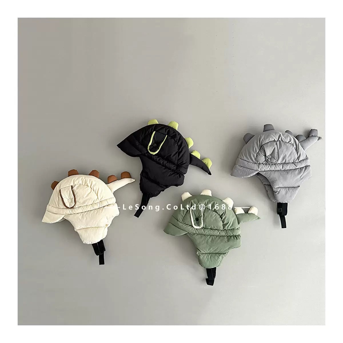 04 - Mũ phao khủng long có đuôi nhiều màu cho bé size 2-5y