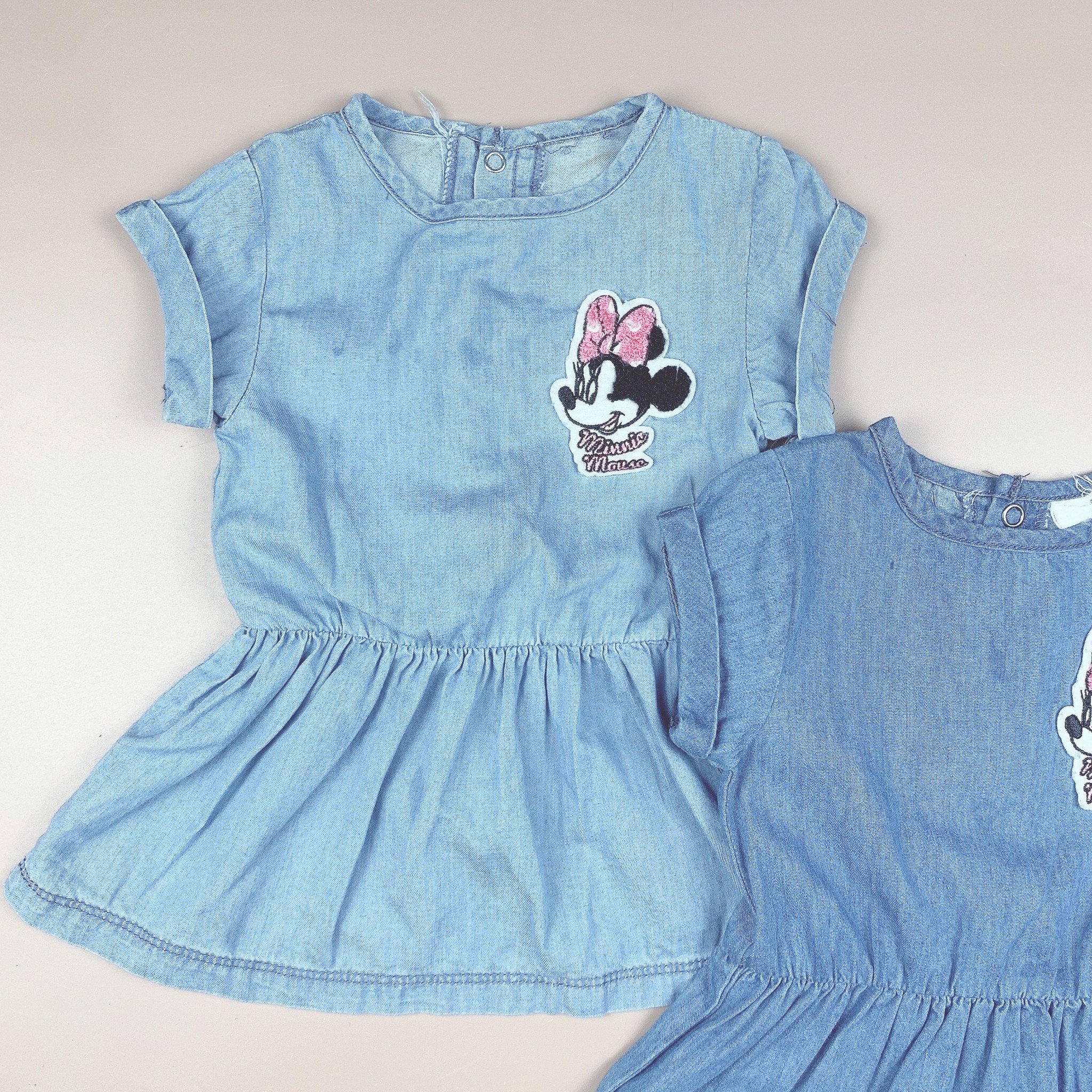 V00061 - Váy denim xanh jean 2 màu BG