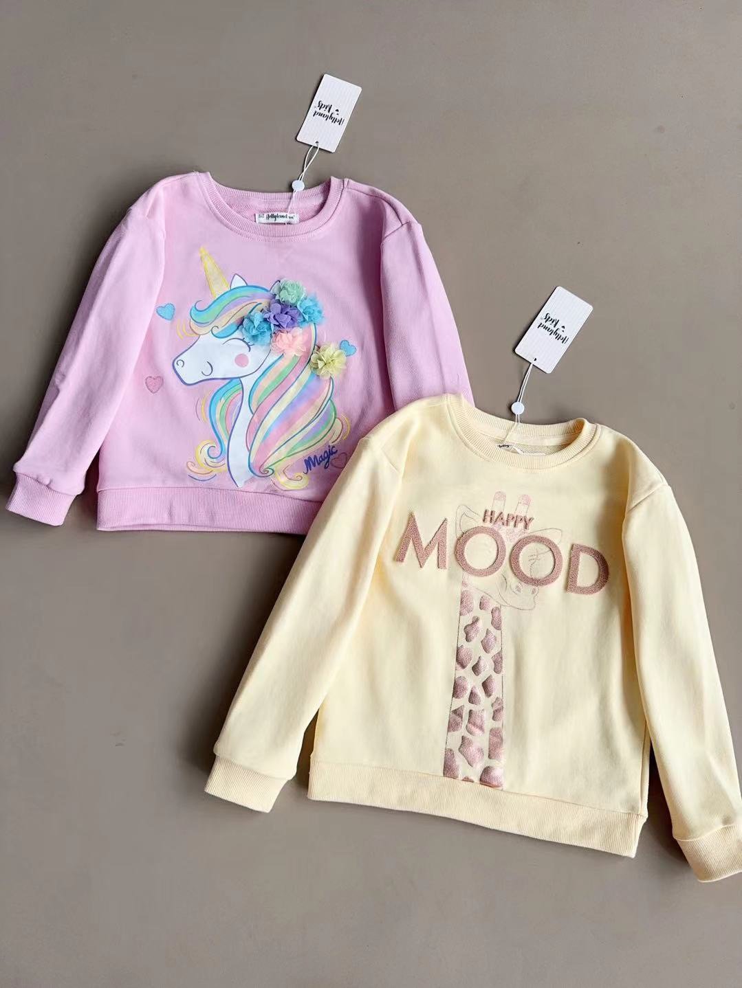 Áo nỉ Disney, Hollyland dư xịn nhiều màu bé gái size 3-12y