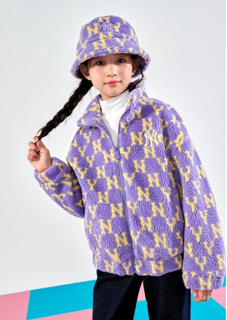 [Dư xịn] Áo khoác lông M//L//B hoạ tiết monogram nhiều màu BTBG