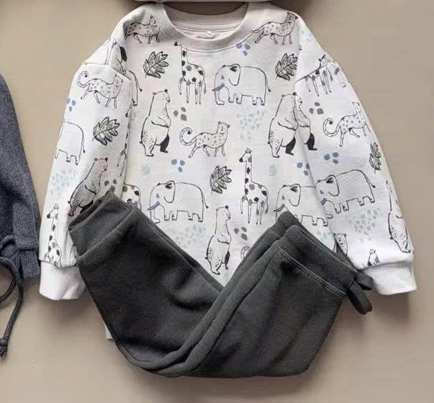 Bộ nỉ bông Castro dòng nhí nhiều mẫu Bé Trai size 6m - 4y