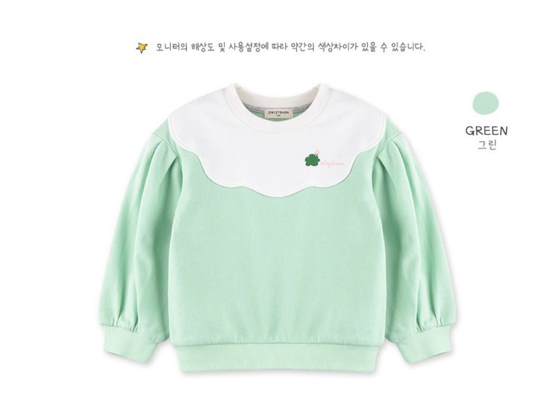 Áo da cá Owley Barn nhiều hình Bé Gái size 110 - 150 - Bảng màu 1