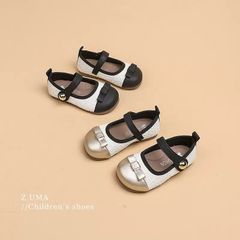 Giày búp bê đính nơ phối 2 màu cho bé gái size 21-30