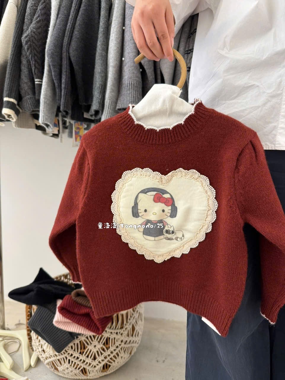Áo len Tongnono nhiều mẫu cho Bé Gái size 110 - 150