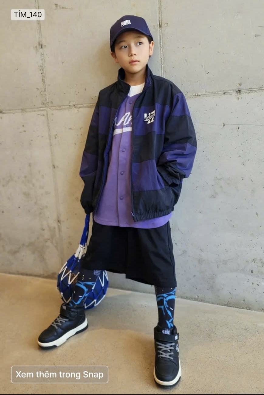 Áo khoác gió 2 mặt N.B.AKids xuất Hàn xịn 2 màu size 120-160