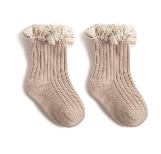 Tất cao cổ Nemo baby 5 màu cổ nhún bèo hoa