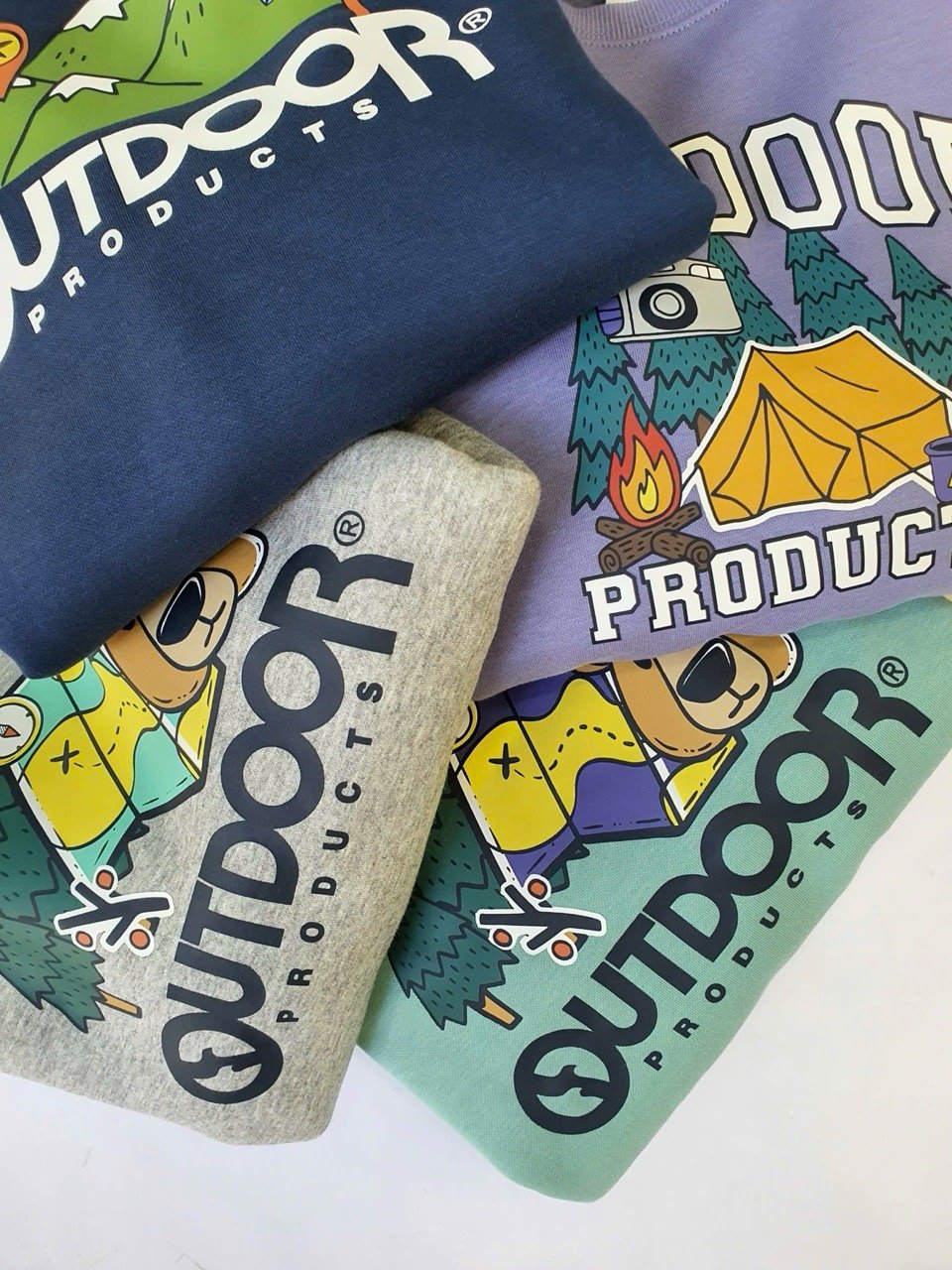 ABT29 - Áo nỉ bông OD nhiều hình cho Bé size 130 - 165