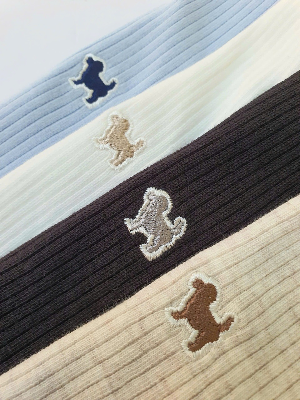 BM2511ST04 - Áo thun giữ nhiệt thêu cún nhiều màu cho bé size 80-160