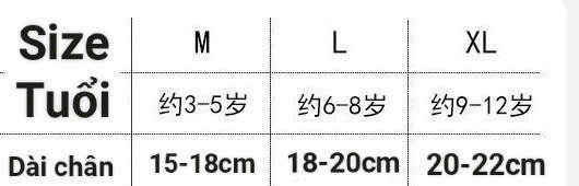 Tất cao tới đùi đính nơ nhiều màu cho bé size 3-12y