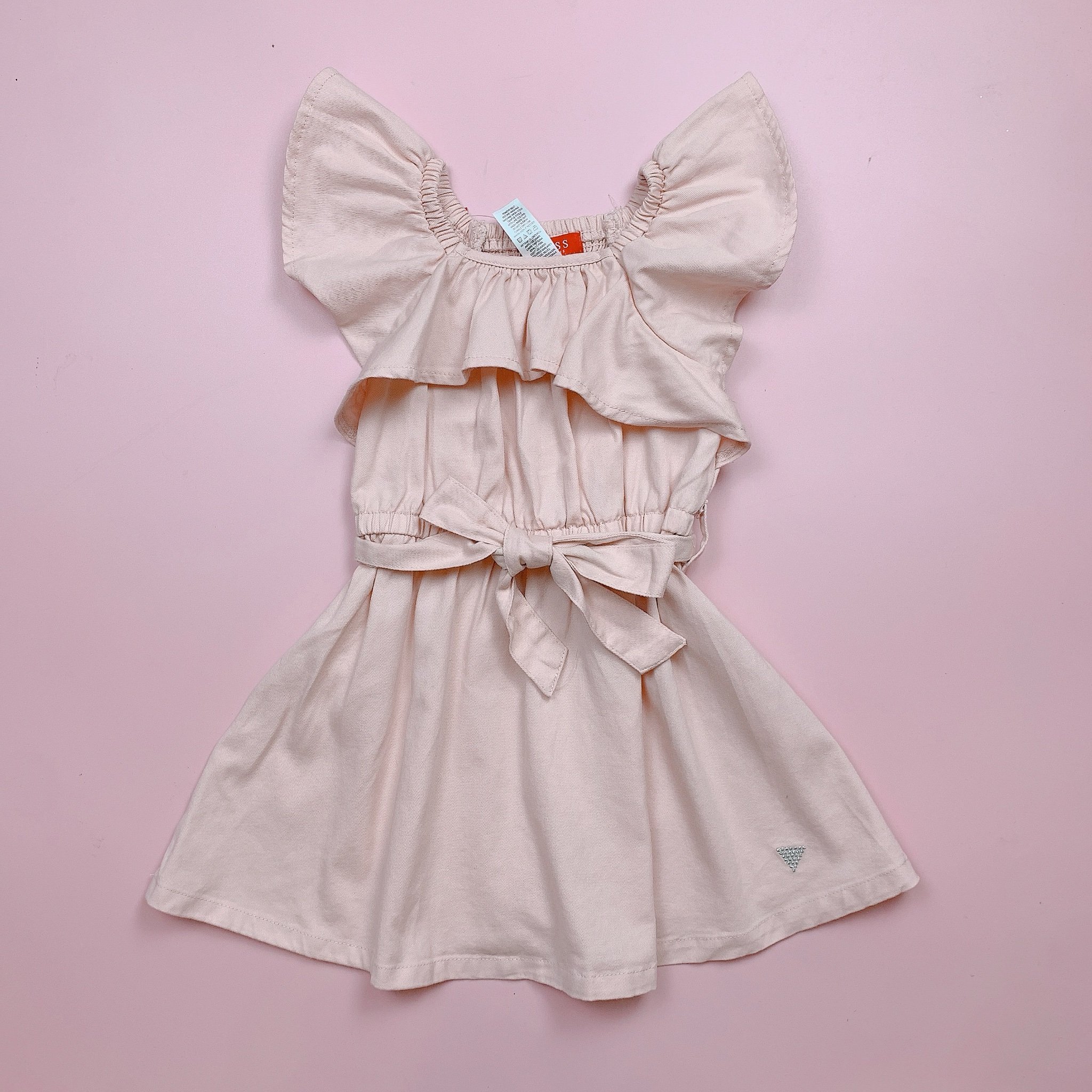 V00054 - Váy jean 2 màu xanh, hồng BG size