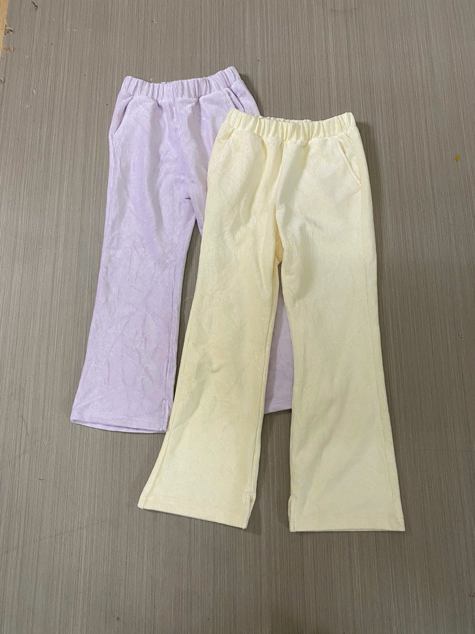 Quần nhung tăm ống vẩy Topten xuất Hàn 3 màu bé gái size 120-160