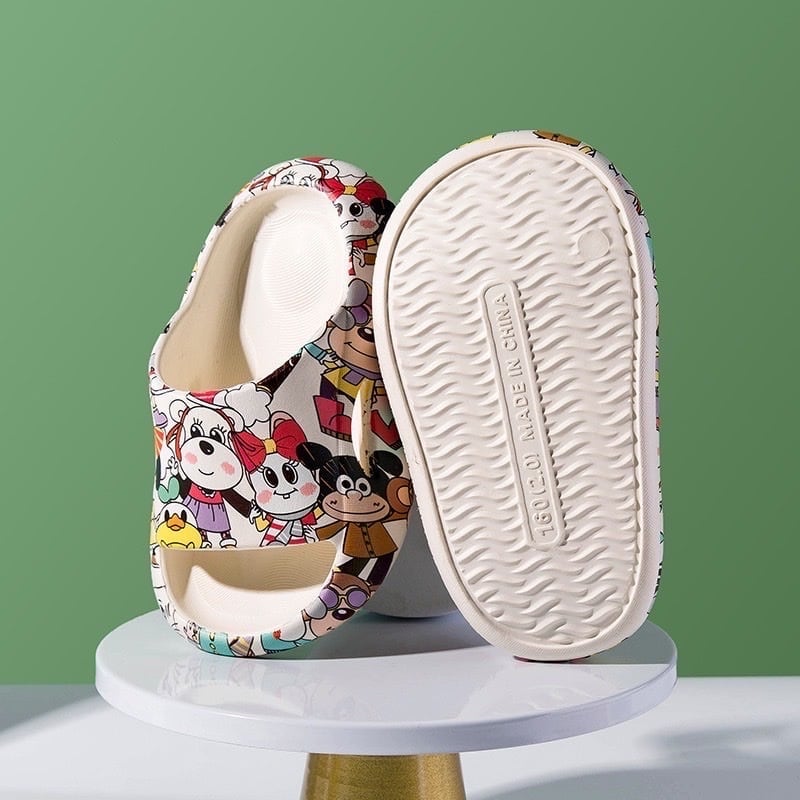 Dép in tràn hình động vật 4 màu BTBG