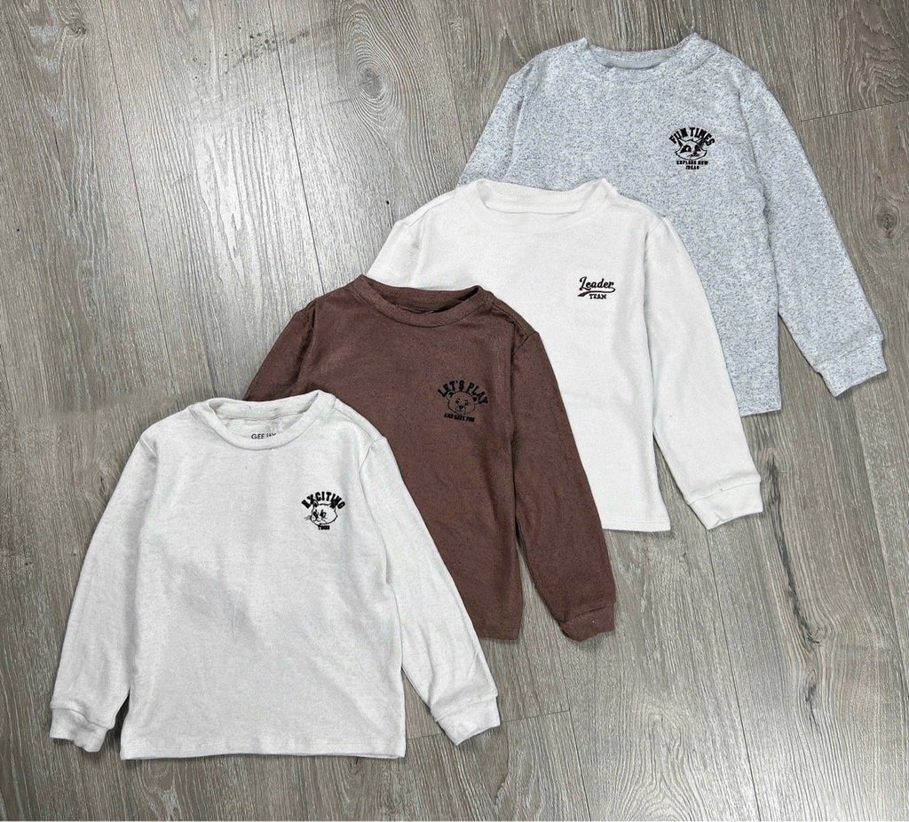 ABT22 - Áo len mỏng dư xịn nhiều màu cho bé size 2-8y